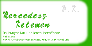 mercedesz kelemen business card